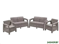 Картинка Набор садовой мебели KETER Corfu Rest SET 241723 (капучино)