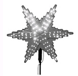 Картинка Украшение елочное Greenterra Звезда 45 см парча (серебро)