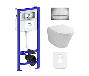 Картинка Унитаз Lavinia Boho Relfix Biore Rimless 6 в 1 77040098