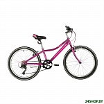 Картинка Велосипед Foxx Jasmine 24 2021 (фиолетовый)