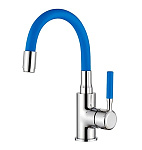 Картинка Смеситель Ledeme L1399-6 (хром/синий)