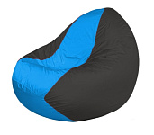 Картинка Бескаркасное кресло Flagman Classic К2.1-222 (голубой/темно-серый)