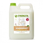 SYNERGETIC Биоразлагаемый кондиционер-ополаскиватель для белья, миндальное молочко, 5 л