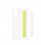 Картинка Чехол SAMSUNG Slim Strap Cover для S21 FE White (EF-XG990CWEGRU)