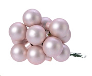 Картинка Набор елочных шаров Kaemingk 712504 (розовый матовый)