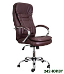 Картинка Кресло AksHome Richard New Chome (коричневый)