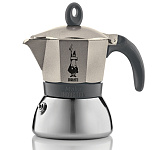 Картинка Гейзерная кофеварка Bialetti Moka Induction Express Light Gold (6 порций)
