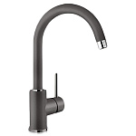 Картинка Смеситель Blanco Mida Silgranit (темная скала) [519424]