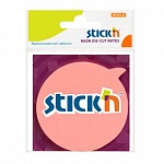 Картинка Блок самоклеящийся бумажный Stickn Hopax 21182 (розовый)