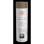 Съедобное масло для тела - Гибискус и Зеленый Чай 75 мл.