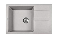 Картинка Кухонная мойка ZorG Apollo 78 (серый жемчуг)