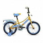 Картинка Велосипед детский FORWARD Azure 16 2021 (желтый/голубой)