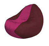 Картинка Бескаркасное кресло Flagman Classic К2.1-46 (фуксия/бордовый)