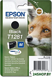 Картинка Картридж струйный EPSON C13T12814012 черный