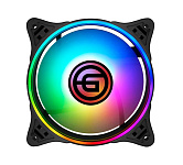 Картинка Вентилятор для корпуса Ginzzu RGB 12F4 M (17563)