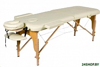 Картинка Массажный стол Atlas Sport складной 2-с 60 см (бежевый, деревянный)
