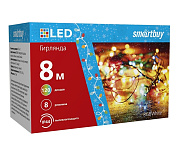 Картинка Гирлянда SmartBuy SB-RGBIP44-8m