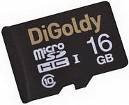 Картинка Карта памяти DiGoldy microSD (Class 10) 16GB [DG0016GCSDHC10-W/A-AD]