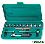 Картинка Набор головок торцевых Jonnesway S04H2715S 15 предметов (жесткий кейс)