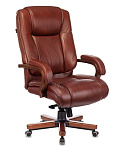Картинка Кресло руководителя Бюрократ T-9925WALNUT (светло-коричневый)