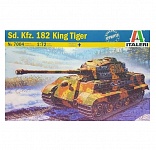 Картинка Сборная модель Italeri Немецкий тяжелый танк Sd. Kfz. 182 King Tiger (1:72) (7004)
