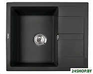 Картинка Кухонная мойка ZorG Apollo 101 (черный опал)