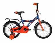 Картинка Детский велосипед NOVATRACK Astra 14 (синий/оранжевый, 2020) (143ASTRA.BL20)