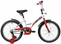 Картинка Детский велосипед Novatrack Strike 20 (белый/красный) (203STRIKE.WTR20)
