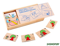 Картинка Настольная игра ЛЭМ домино Последовательность действий