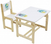 Картинка Набор детской мебели Polini Kids Eco 400 SM Дино 1