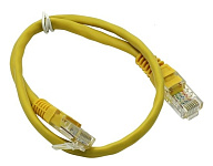 Картинка Кабель Patch Cord UTP кат.5e 0.5м (жёлтый)