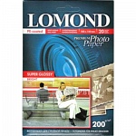 Картинка Фотобумага Lomond Суперглянцевая ярко-белая A6 200 г/м2 20л (1101113)