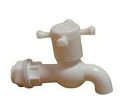 Картинка Кран шаровый ЭлБЭТ пластиковый для дачного умывальника