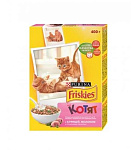 Картинка Сухой корм для кошек Friskies с курицей, молоком и овощами для котят (0,4 кг)