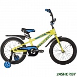 Картинка Детский велосипед Novatrack Dodger 18 185ADODGER.GN22 (зеленый, 2022)