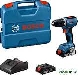 GSR 18V-65 06019N3000 (с 2-мя АКБ, кейс)