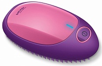 Картинка Термощетка Beurer HT 10 для распутывания волос с ионизацией (сиреневый/розовый)