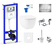 Картинка Унитаз Lavinia Boho Relfix One 10 в 1 98010014 (хром пластик)