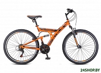Картинка Велосипед Stels Focus V 18-sp 26 V030 2021 (оранжевый/черный)