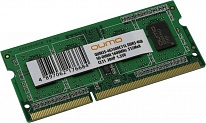 Картинка Оперативная память QUMO 4GB DDR3 SODIMM PC3-12800 QUM3S-4G1600C11L