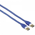 Картинка Кабель Hama H-39676 USB 3.0 A-A (m-m) (1.8 м) (синий)
