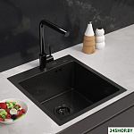 ECO AR 450*500 BLACK PVD NANO DECOR