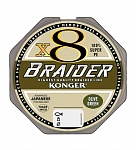 Картинка Леска Konger Braider X8 Olive Green 0.20мм 150м 250150020