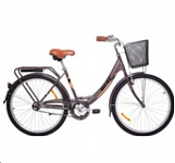 Картинка Велосипед Aist Jazz 1.0 26 2021 (18, коричневый)