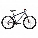 Картинка Велосипед FORWARD Sporting 27.5 X (17, темно-синий/красный)
