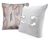 Картинка Массажер-подушка Gess Decora GESS-161 (бежево-коричневый)