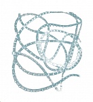 Картинка Дюралайт Rich Led 2-проводной мерцающий RL-DL-2WH-100F-240-W 13мм (белый)