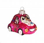 Картинка Елочная игрушка Орбитал Машинка 200-038-3 (розовая)