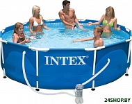 Картинка Бассейн каркасный INTEX Metal Frame Pool (305х76 см) арт. 28202/56999