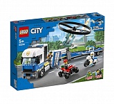 Картинка Конструктор LEGO City Полицейский вертолетный транспорт (60244)